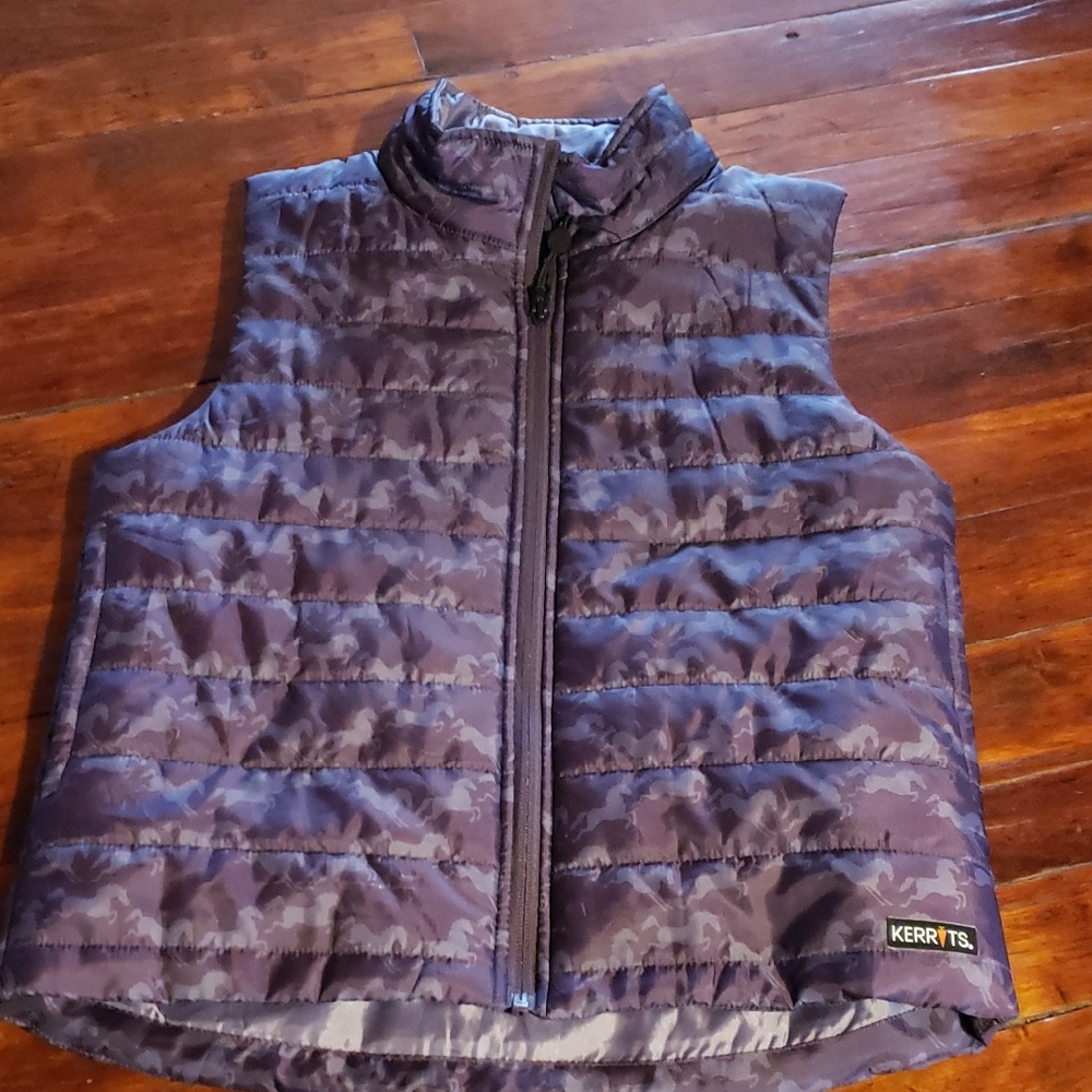 Kerrits Kids Camouflage Purple Vest